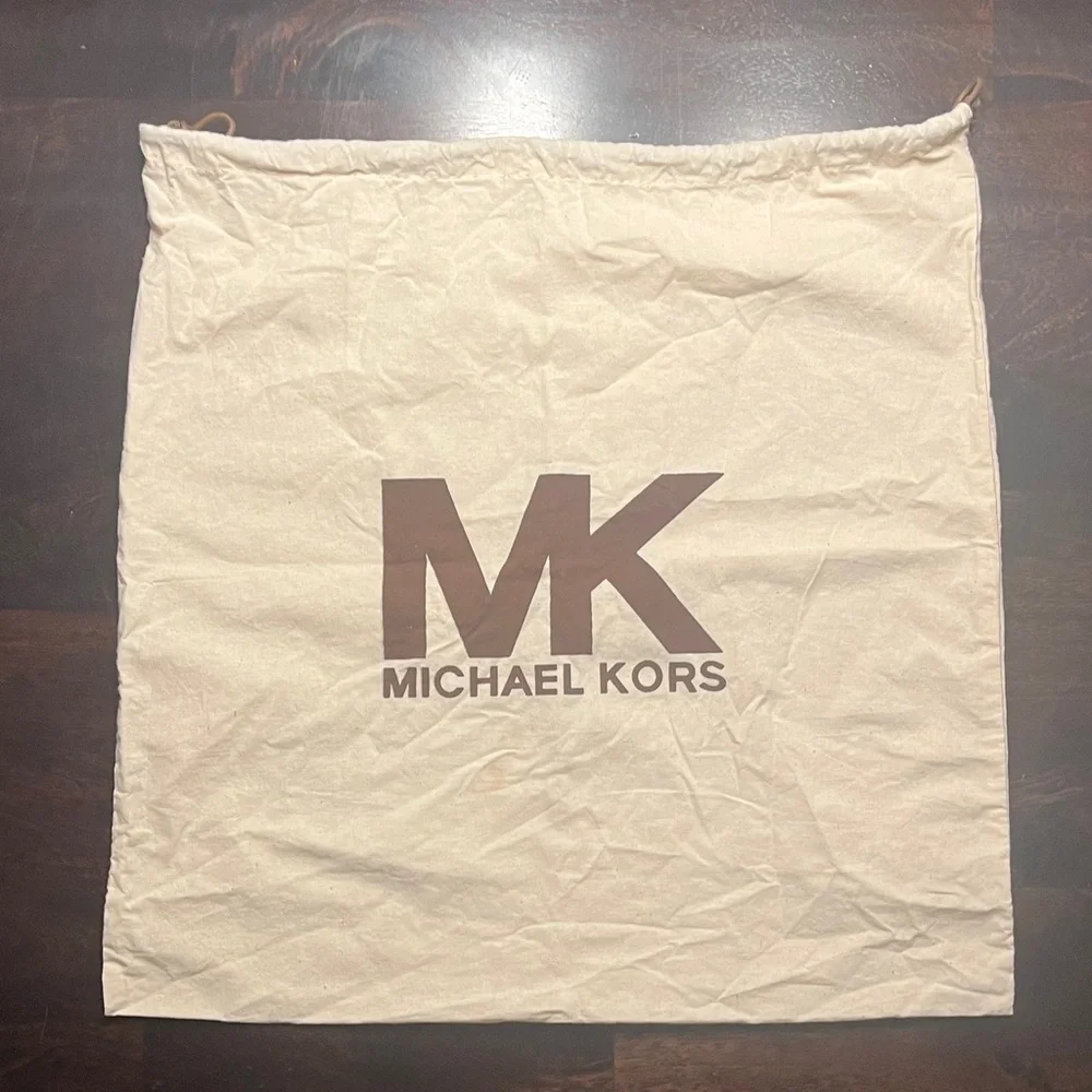 Michael Kors Cream Drawstring Dust Bag 21” x 21”